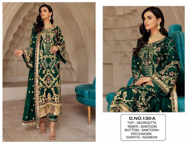 KF 130 Colours Wholesale Pakistani Salwar Suits Catalog
